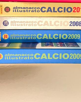 Almanacco Illustrato Calcio PANINI -08, 09, 09, 11