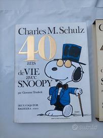 Libro con cofanetto 40ans de vie avec Snoopy