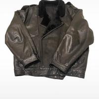 Shearling vintage originale nero