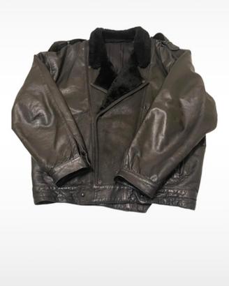 Shearling vintage originale nero