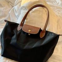 Borsa Longchamp nera taglia L