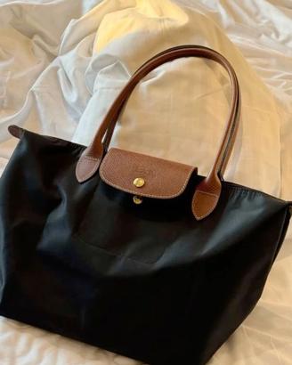Borsa Longchamp nera taglia L
