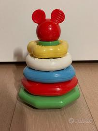 Anelli impilabili Baby Clementoni – Topolino