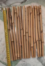 Decorazioni canne di bambu per vaso 14pz