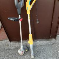 TAGLIAERBA A FILO E  BRUCIATORE ERBA A CORRENTE 