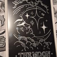 specchio inciso a mano  con cornice