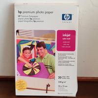 HP 20 fogli carta fotografica satin 10x15 cm 240g 