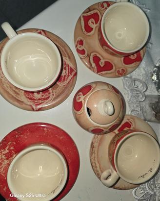 tazzine e zuccheriera thun