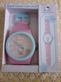 Grande Orologio Hello Kitty da parete jumbo NUOVO