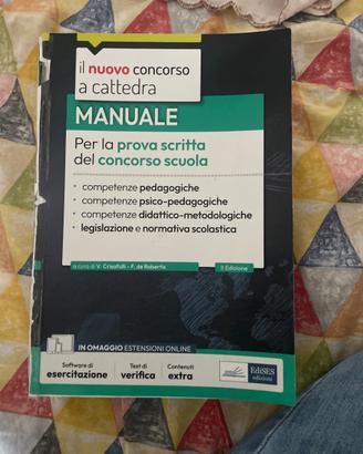 Manuale per la prova scritta del concorso scuola