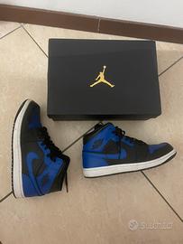 Air Jordan black and blue