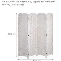 Divisore  pieghevole separè per ambienti 