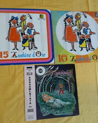 DISCO 33 GIRI VINILE FIABA E ZECCHINO D'ORO