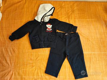 Tuta Laura Biagiotti taglia 6 mesi blu/bianco