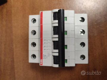 Magneto termico abb c16 4p nuovo
