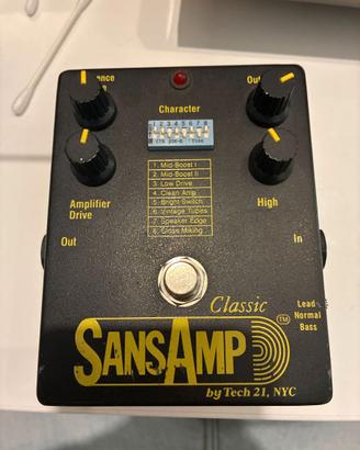 Tech 21 SansAmp Classic originale anni ’90 made Us