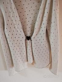 cardigan traforato 