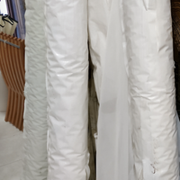 Tessuto Voille bianco nuovo per tende