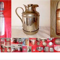 Thermos vari vintage, e altro in alluminio