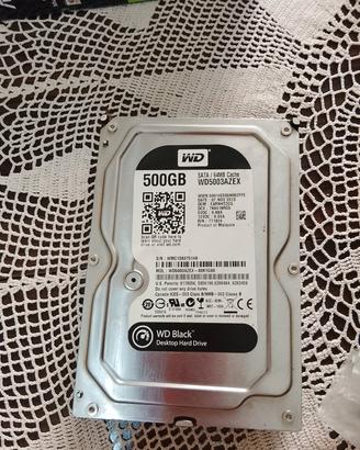 HD 3,5 WD 500GB BLACK 7200rpm