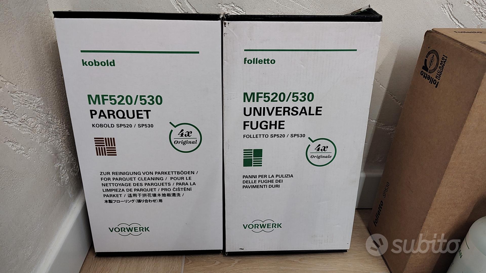 1 PANNO UNIVERSALE FUGHE MF520 ORIGINALE VORWERK FOLLETTO PER LAVAPAVIMENTI  SP520 SP530