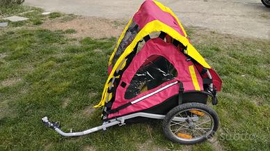 Carrello bici porta bimbi