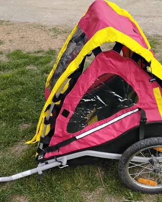 Carrello bici porta bimbi