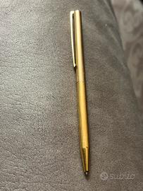 PENNA A SFERA VINTAGE DUPONT PLACCATA ORO