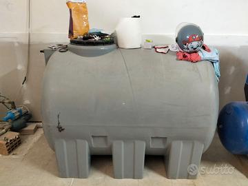 Serbatoio polietilene 1500 litri orizzontale