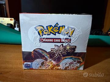 Display/Box Pokemon  ossidiana infuocata Inglese