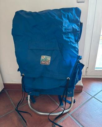 Zaino con telaio esterno alluminio