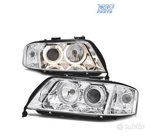 FARI XENON AUDI A6 4B 01-04 FONDO CROMATO