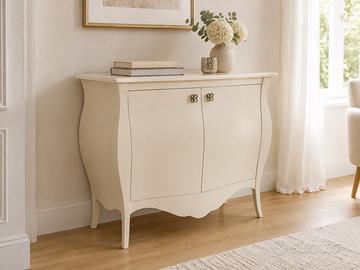 Credenza bombata Morello Mobili in legno massello