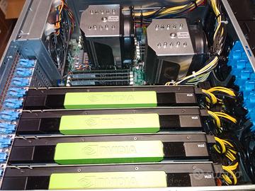 GPU Server SuperMicro Dual Xeon RAM 192 GB 4 x GPU