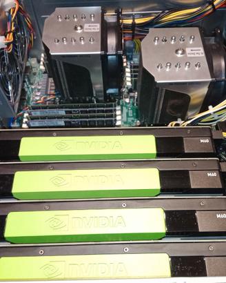 GPU Server SuperMicro Dual Xeon RAM 192 GB 4 x GPU