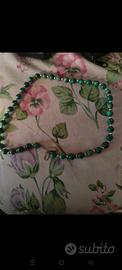 collana verde smeraldo 