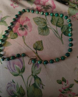 collana verde smeraldo 