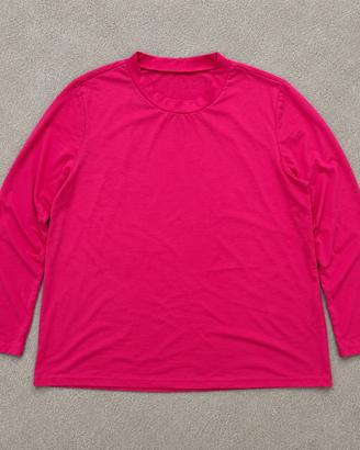 Shein Curve T-shirt Donna Fucsia XL