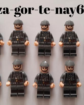 Soldati tedeschi ww2 con fucile compatibili Lego 