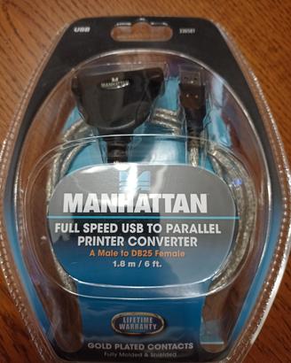 Convertitore USB porta parallela NUOVO SIGILLATA