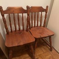 Sedie in legno