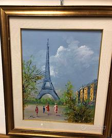 Quadro Olio su Tela Firmato Milani 50x40cm