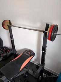 Kit Palestra: Porta Bilanciere,2 bilancieri,50kg