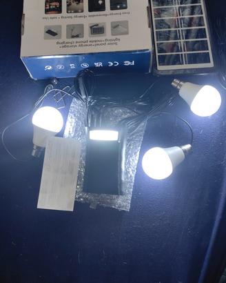 kit illuminazione solare 