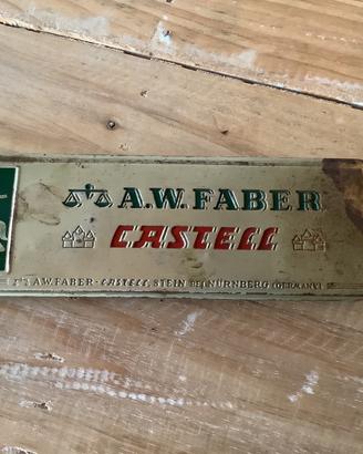 ✏️ Scatola latta vintage Faber Castell
