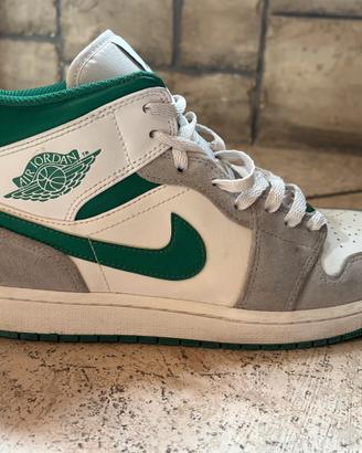 Jordan 1 mid grey green N42,5