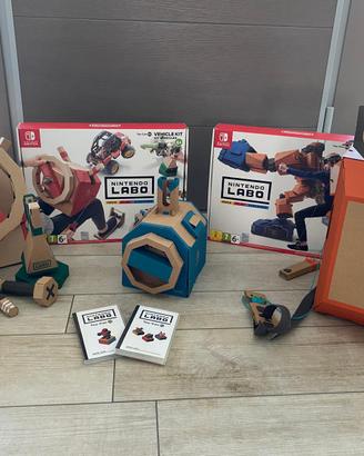 Nintendo Labo Toy02 + Toy03 Robot e veicolo