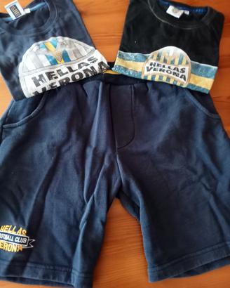 magliette e pantaloni Hellas Verona bambino 