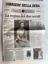 “MORTE REGINA ELISABETTA II” - CORRIERE DELLA SERA