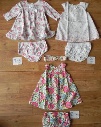 Vestiti bambina 1-3-6 mesi